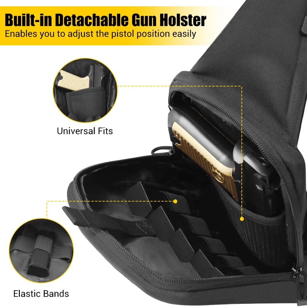 Tactical Pistol Gun Bag Concea - Edc Concealed Carry Holster 评论和价格