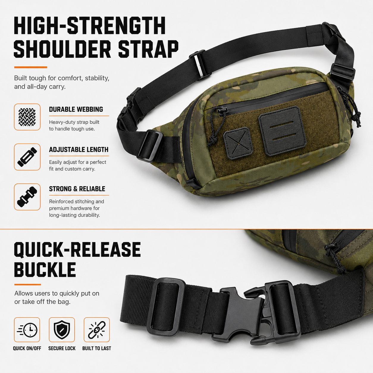 Tactical Waist Bag EDC Sling P - Edc Carry Bag For Men 评论和价格