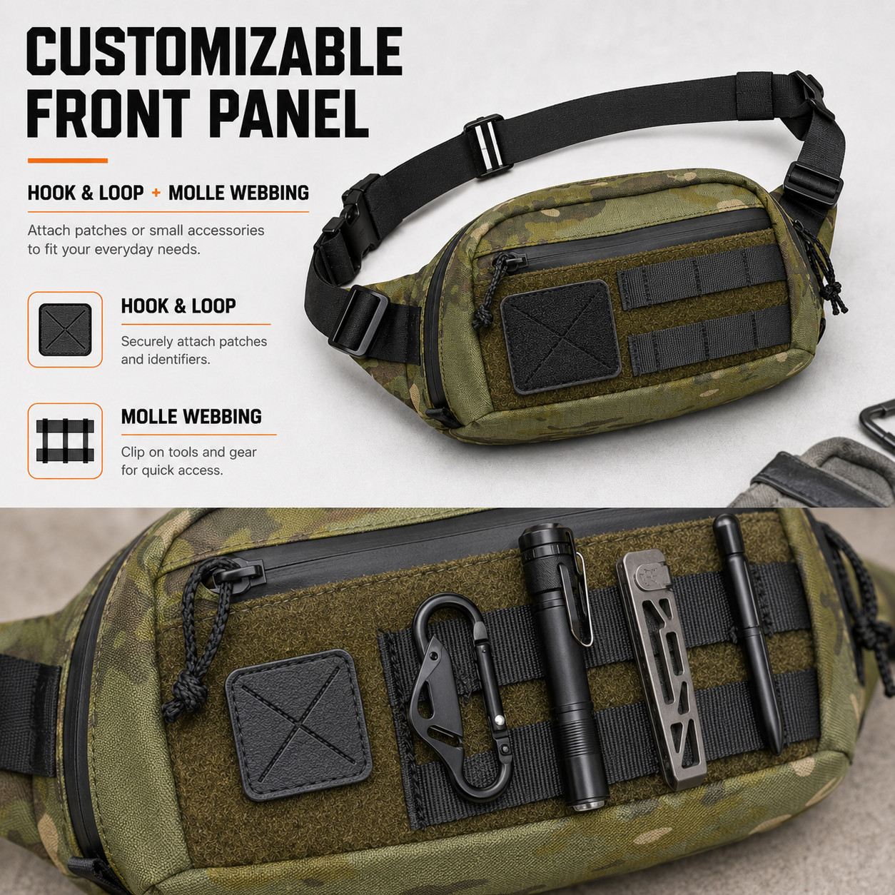 Tactical Waist Bag EDC Sling P - Edc Carry Bag For Men 评论和价格
