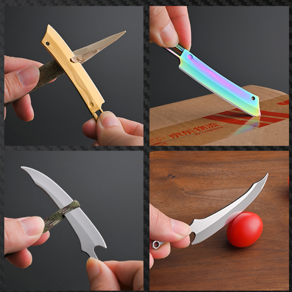 Titanium Mini Knife - Portable - Edc Every Day Carry おもちゃ 评论和价格