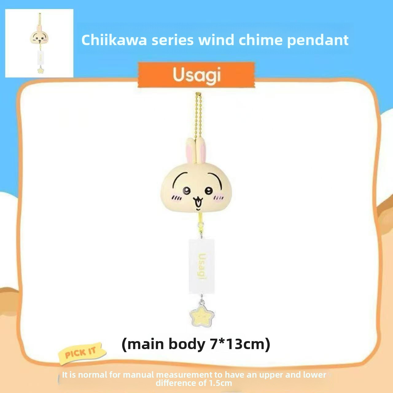 jiyi Wind Chime Pendant with C - Carabiner Keychain 评论和价格