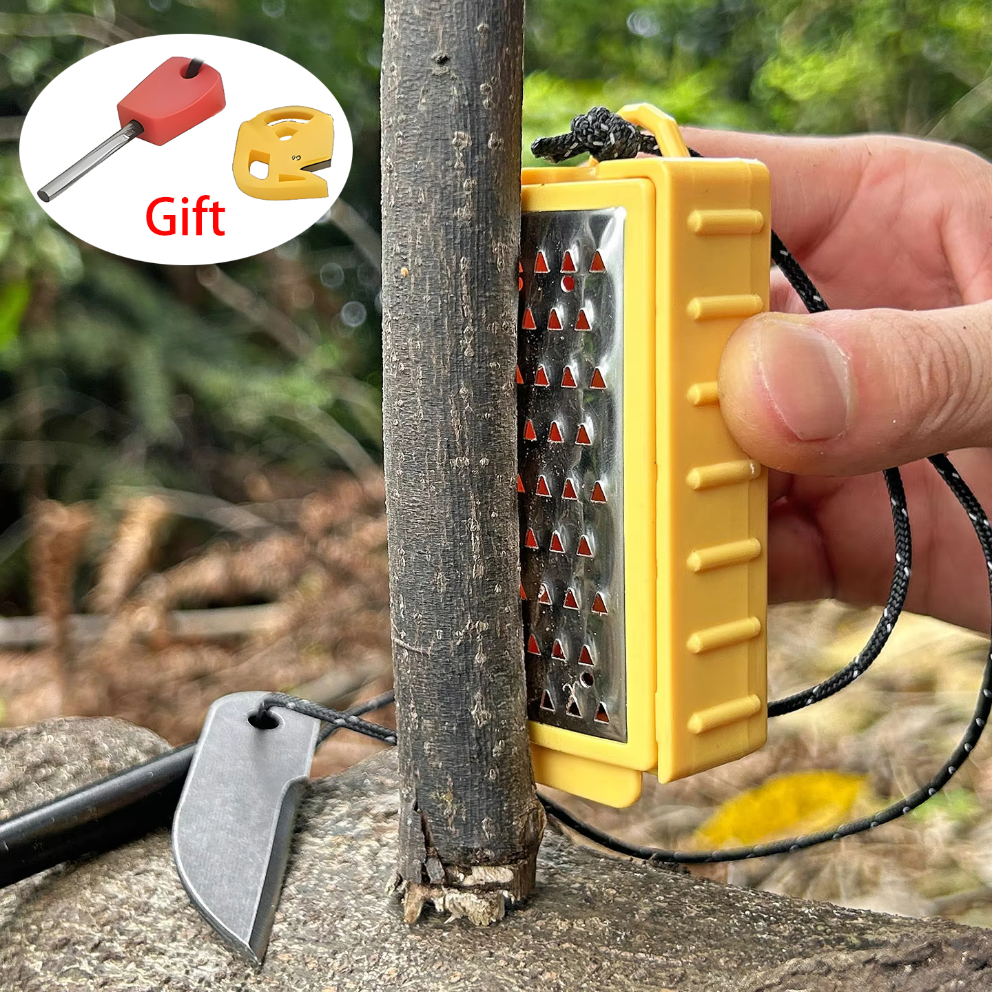 NEW Outdoor Camping Flint Set  - Ferro Rod Striker 评论和价格