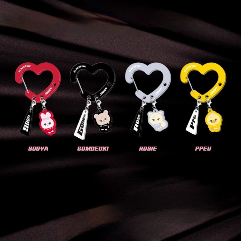 Black Pink Lovely Acrylic Fan‑ - Carabiner Keychain 评论和价格