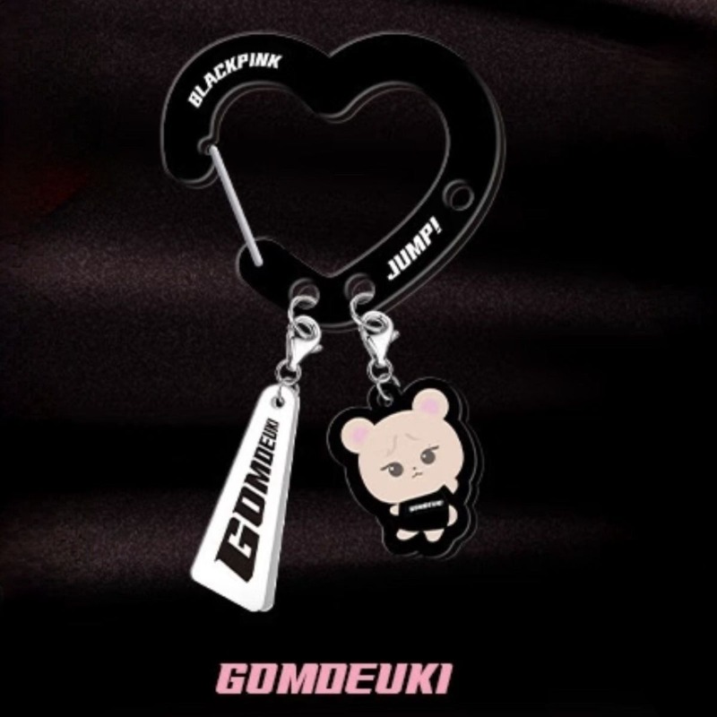 Black Pink Lovely Acrylic Fan‑ - Carabiner Keychain 评论和价格
