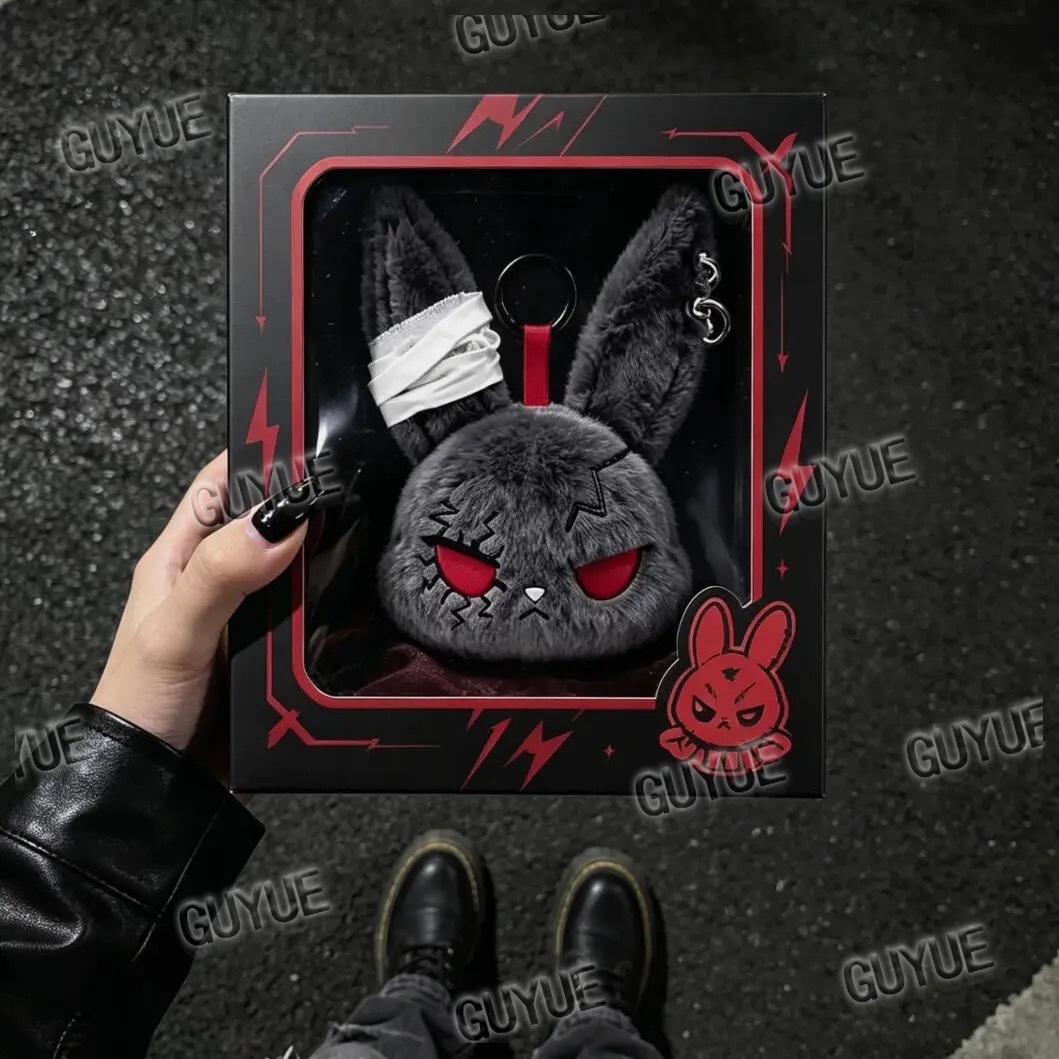 Kawaii Key Ring Hot Gothic Bun - Carabiner Keychain 评论和价格