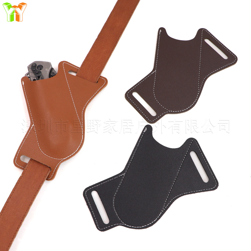 Leather Folding Knife Sheath,  - Edc Carry Belt Leather 评论和价格