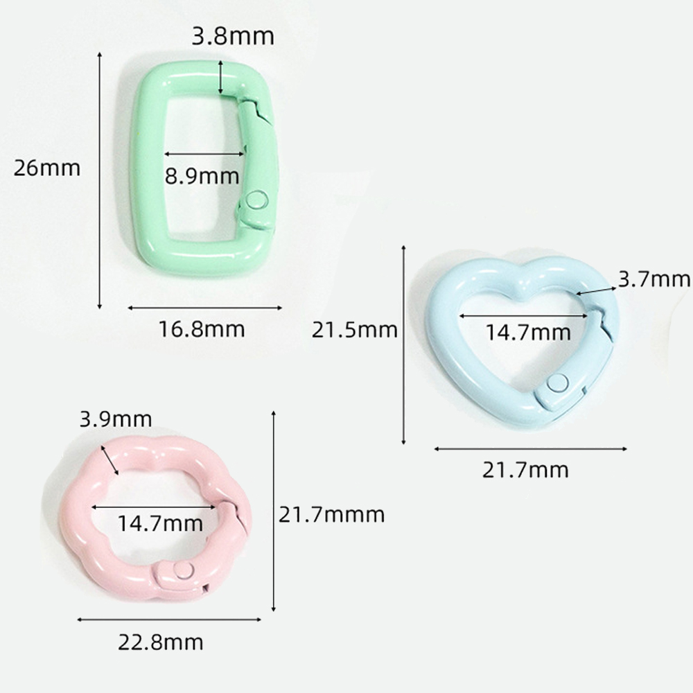 5pcs Cute Heart Cat Keychain R - Carabiner Keychain 评论和价格