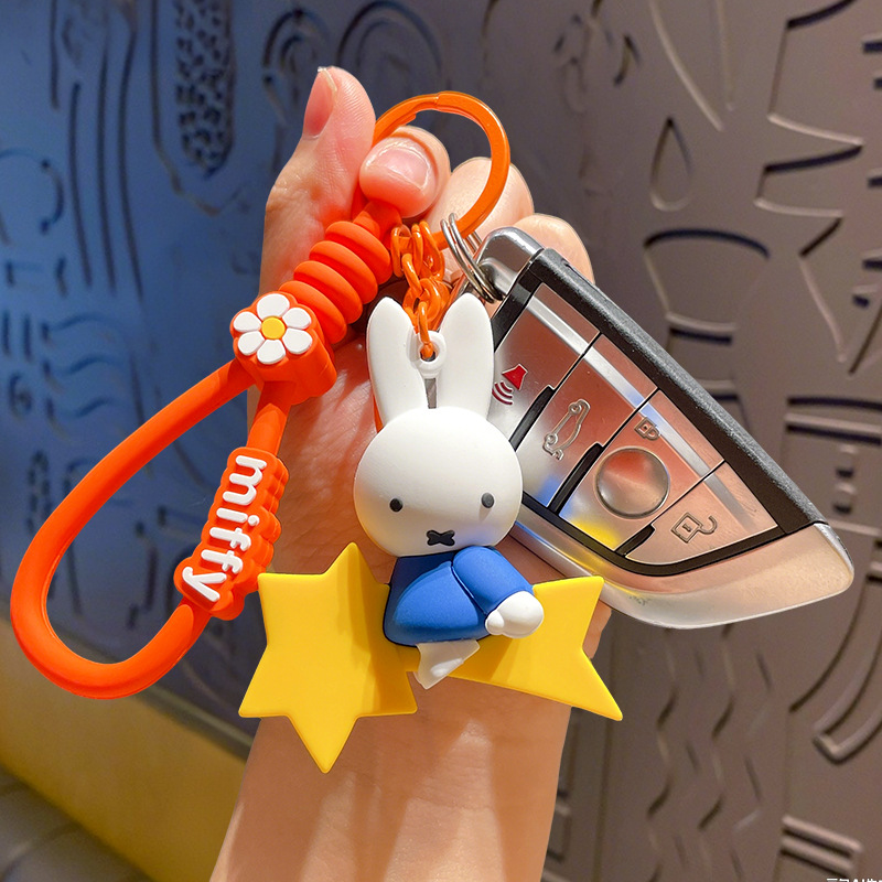 Authentic Miffy Night Party Ke - Carabiner Keychain 评论和价格
