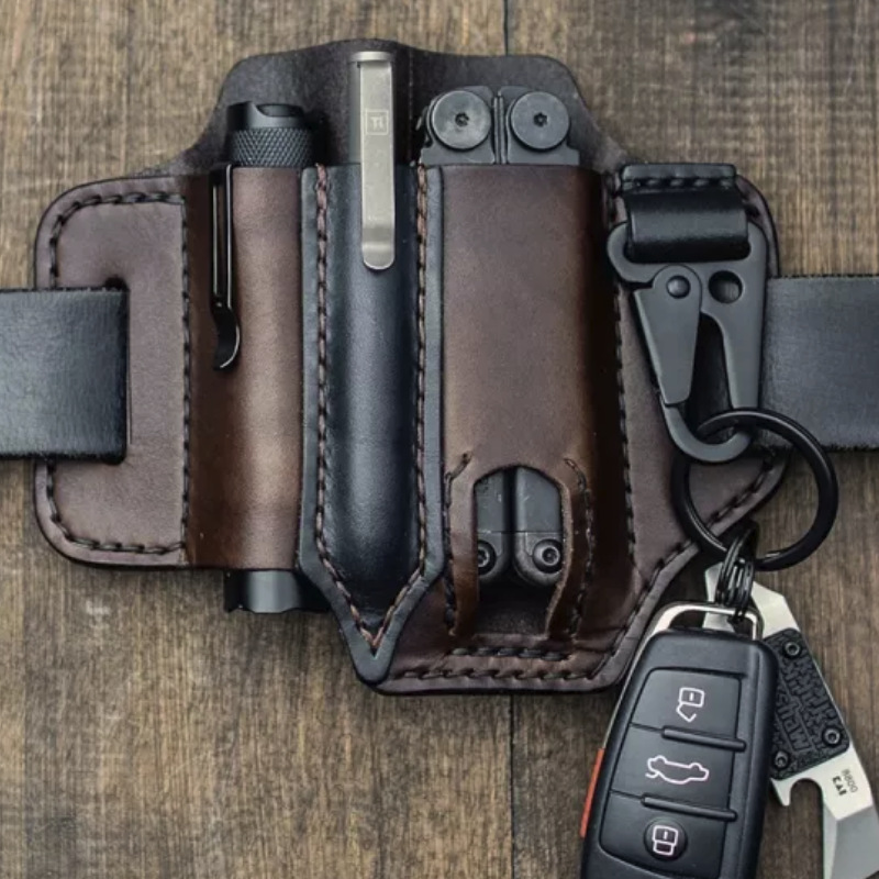 Genuine Leather Edc Tactical M - Edc Carry Belt Leather 评论和价格
