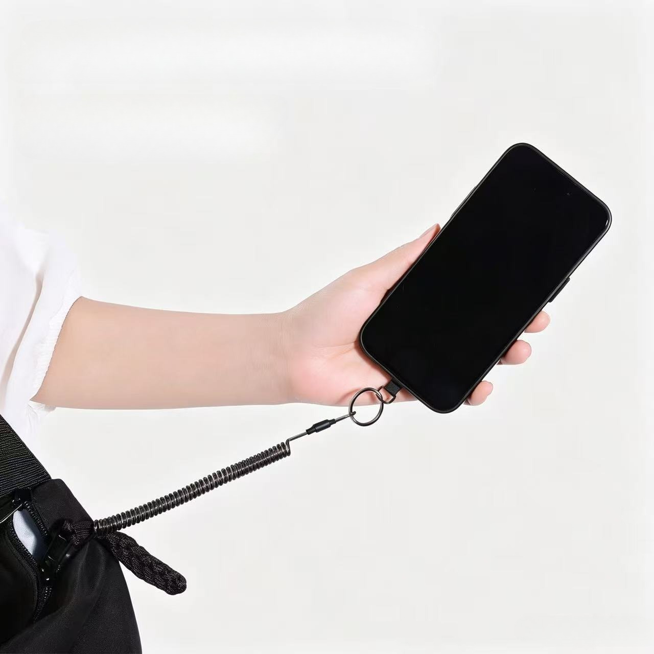 Anti Lost Flexible Phone Ropes - Carabiner Keychain 评论和价格