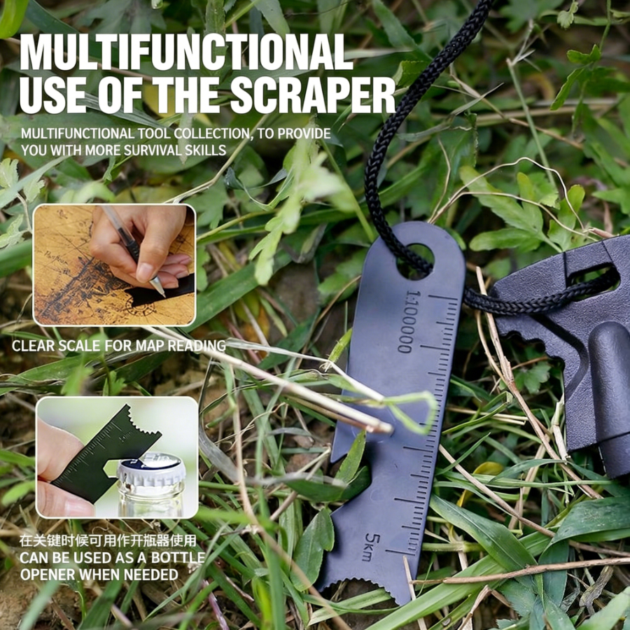 Multi-functional Survival Fire - Ferro Rod Striker 评论和价格