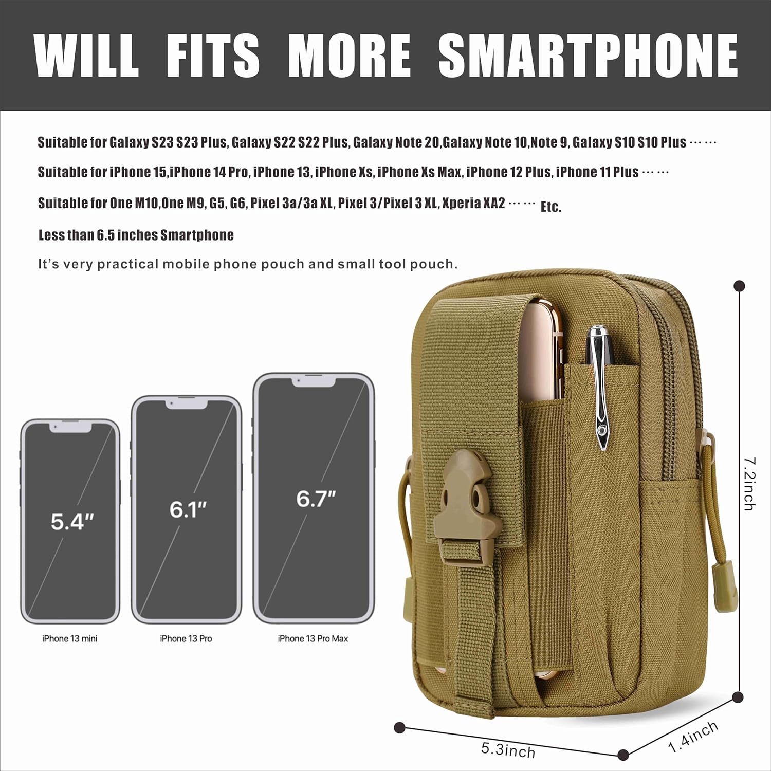 Tactical Waist Pouch EDC Molle - Edc Carry Bag For Men 评论和价格