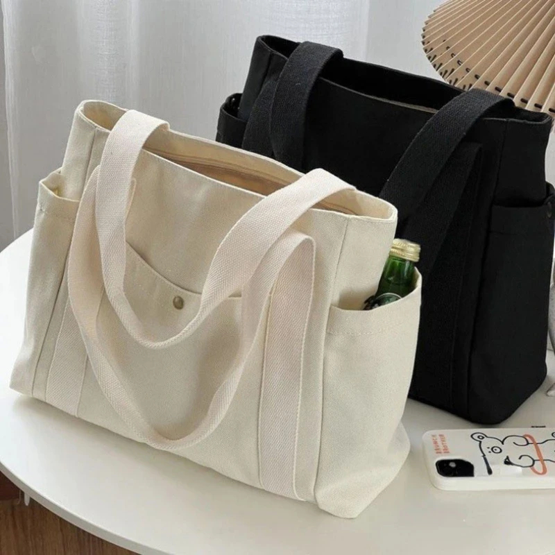 Large Capacity Canvas Tote Bag - Edc Carry Bag 评论和价格