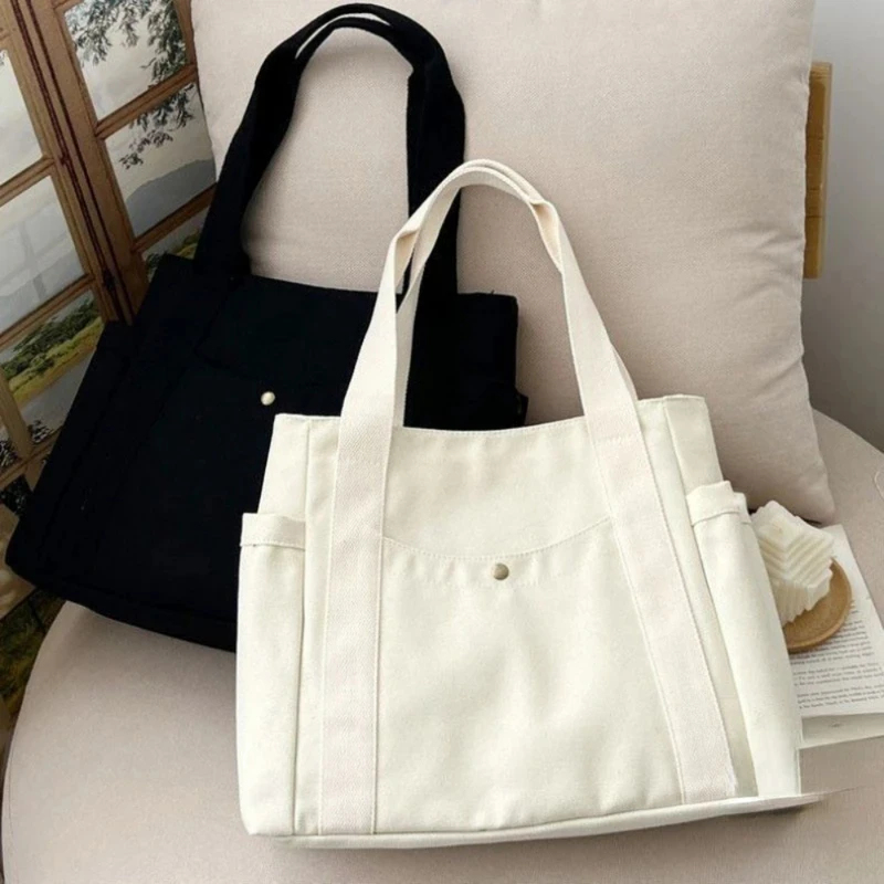 Large Capacity Canvas Tote Bag - Edc Carry Bag 评论和价格