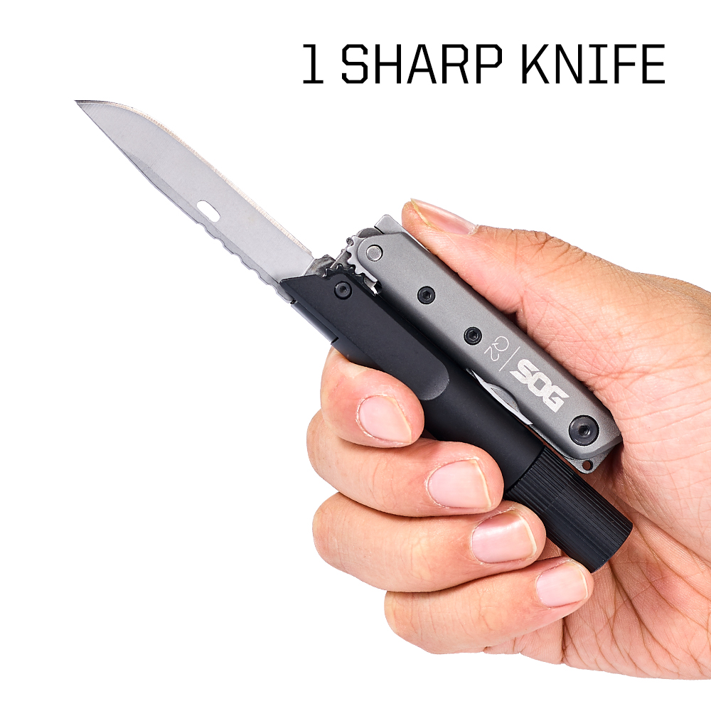 SOG BATON Q2 4 in 1 Multi-Tool - Edc Carry Flashlight 评论和价格