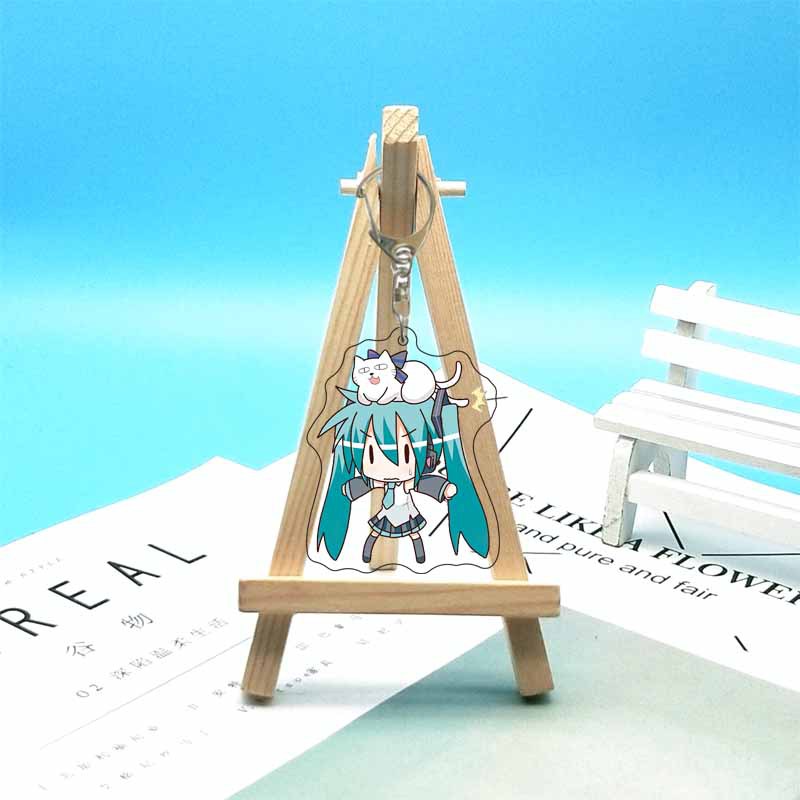 Hatsune Miku Anime Acrylic Cut - Carabiner Keychain 评论和价格
