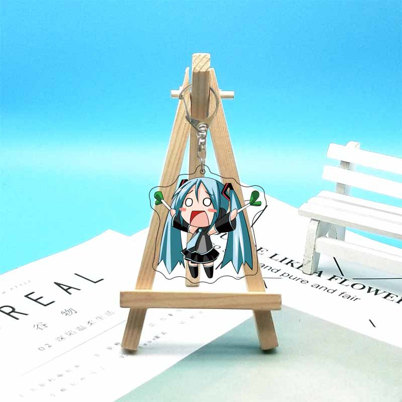 Hatsune Miku Anime Acrylic Cut - Carabiner Keychain 评论和价格