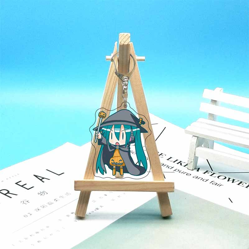 Hatsune Miku Anime Acrylic Cut - Carabiner Keychain 评论和价格